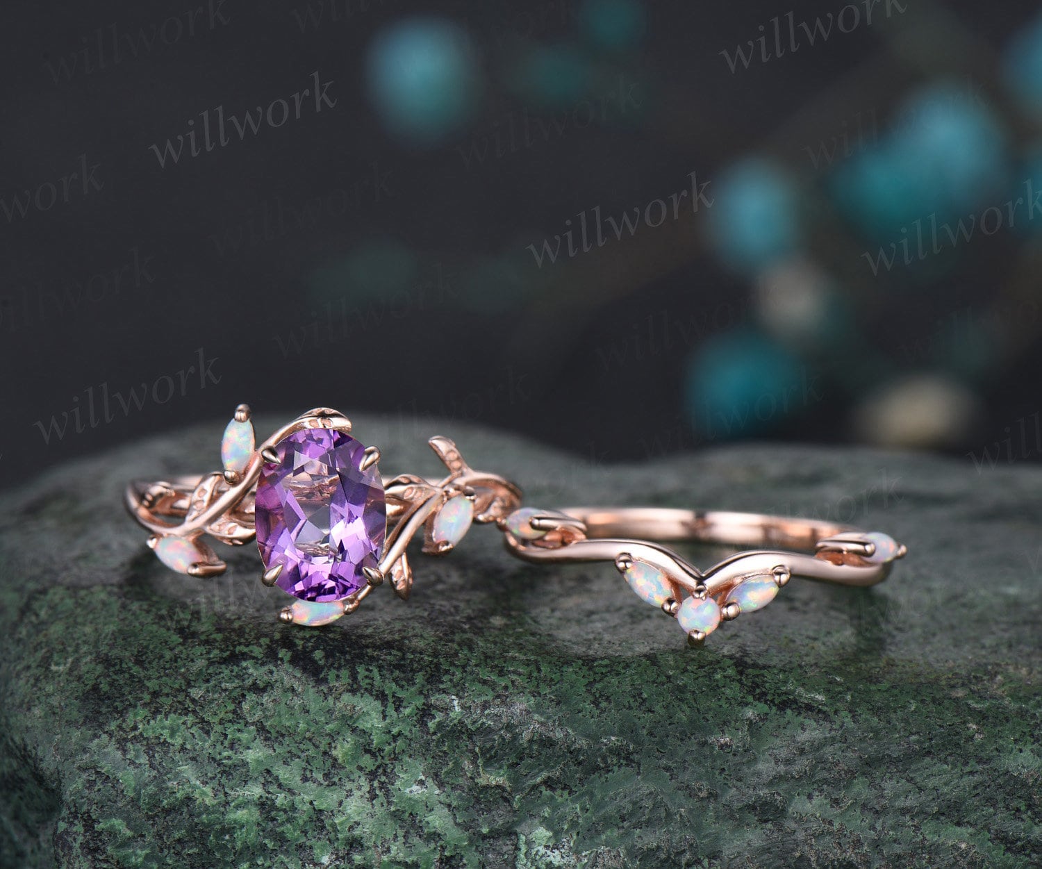 Crystal Ring | Buy online Amethyst Stone ring